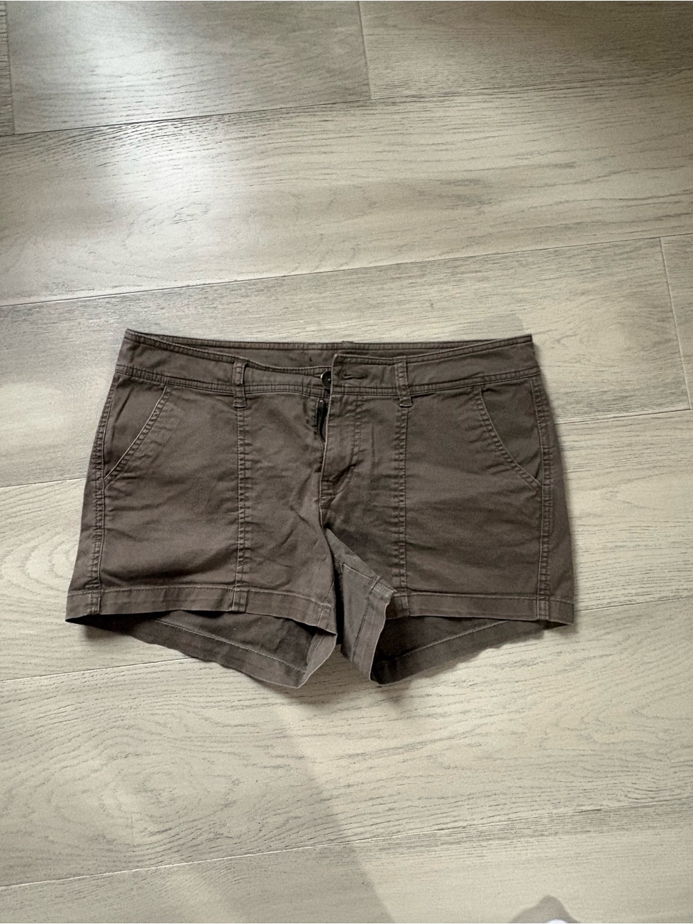 GAP Women's Brown Cotton Blend Jean Shorts